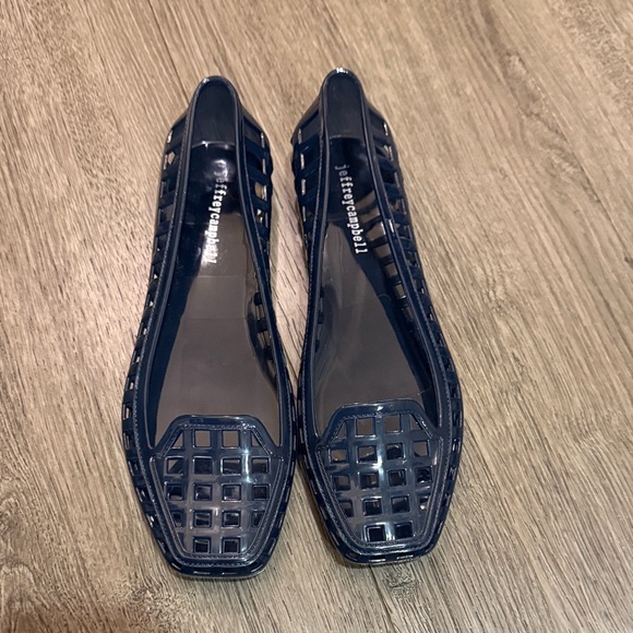 Jeffrey Campbell Sunnie Flats in Navy Blue size 38 - Picture 3 of 7
